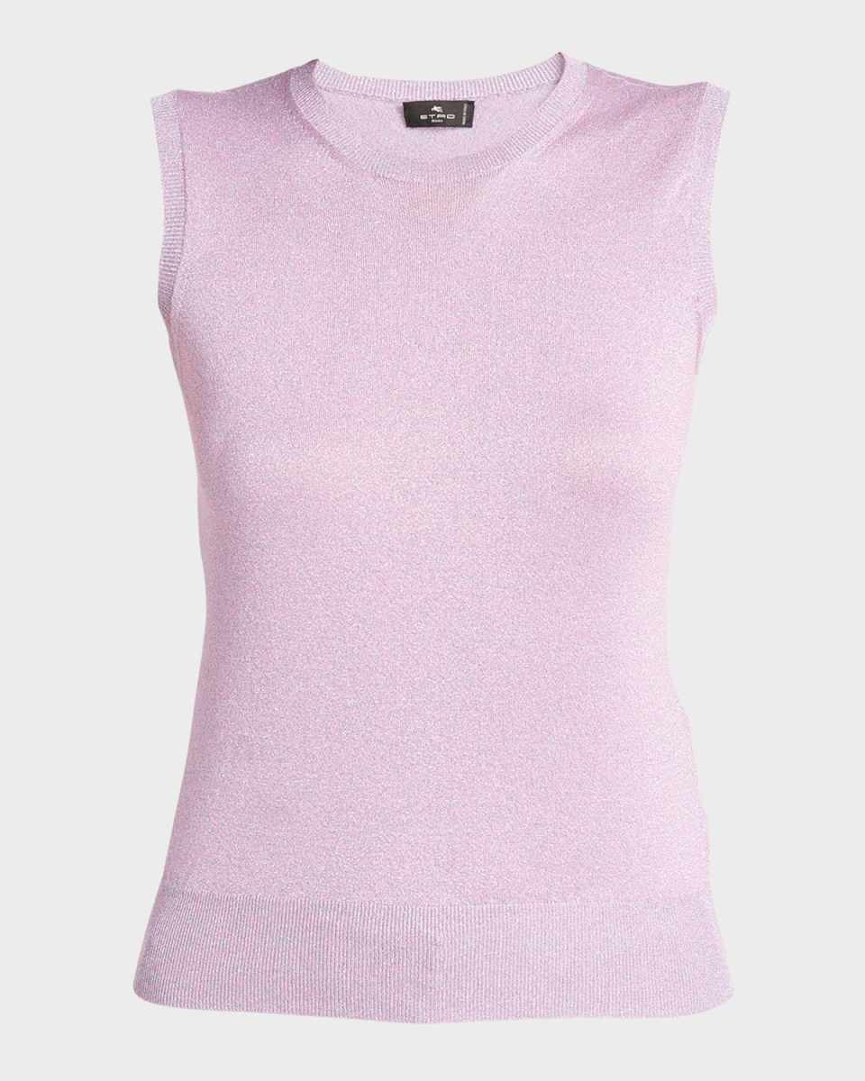 Metallic Knti Sleeveless Tank Top